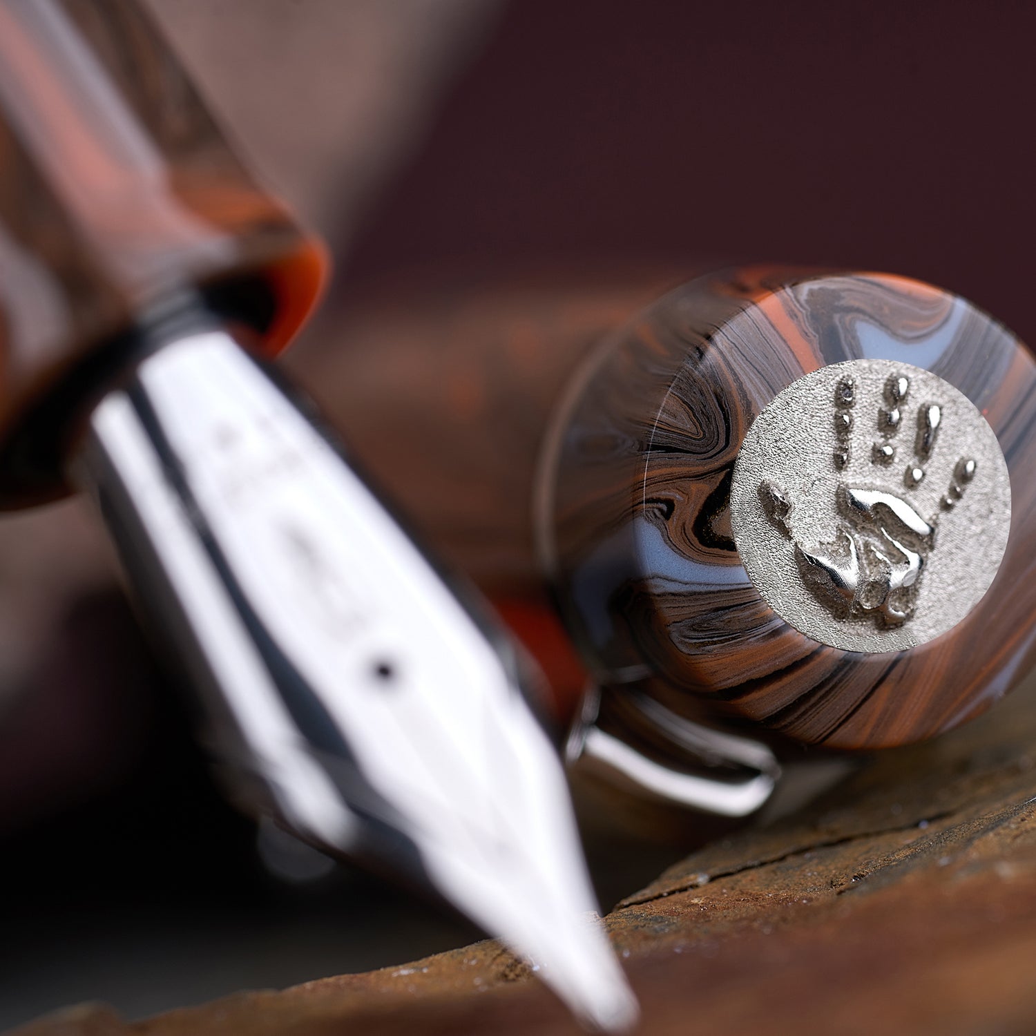 Delta Signs of The Time Cave Painting Fountain Pen