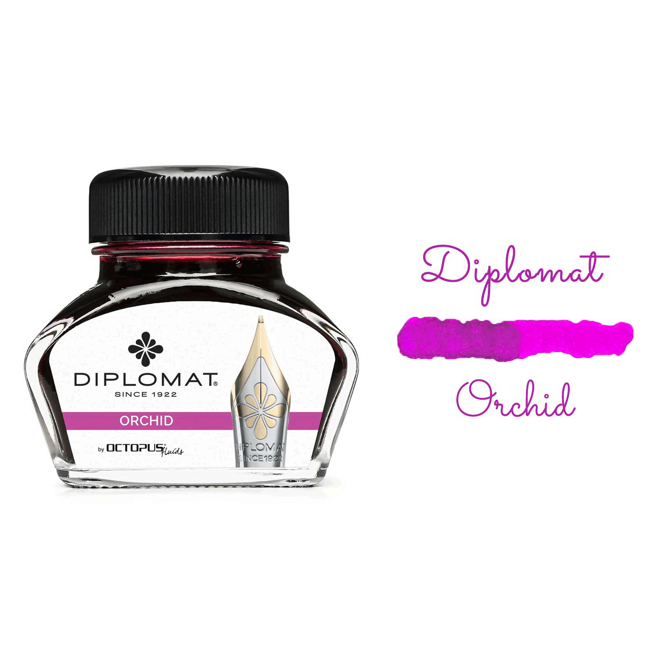 Diplomat Ink Orchid Pink 30ml