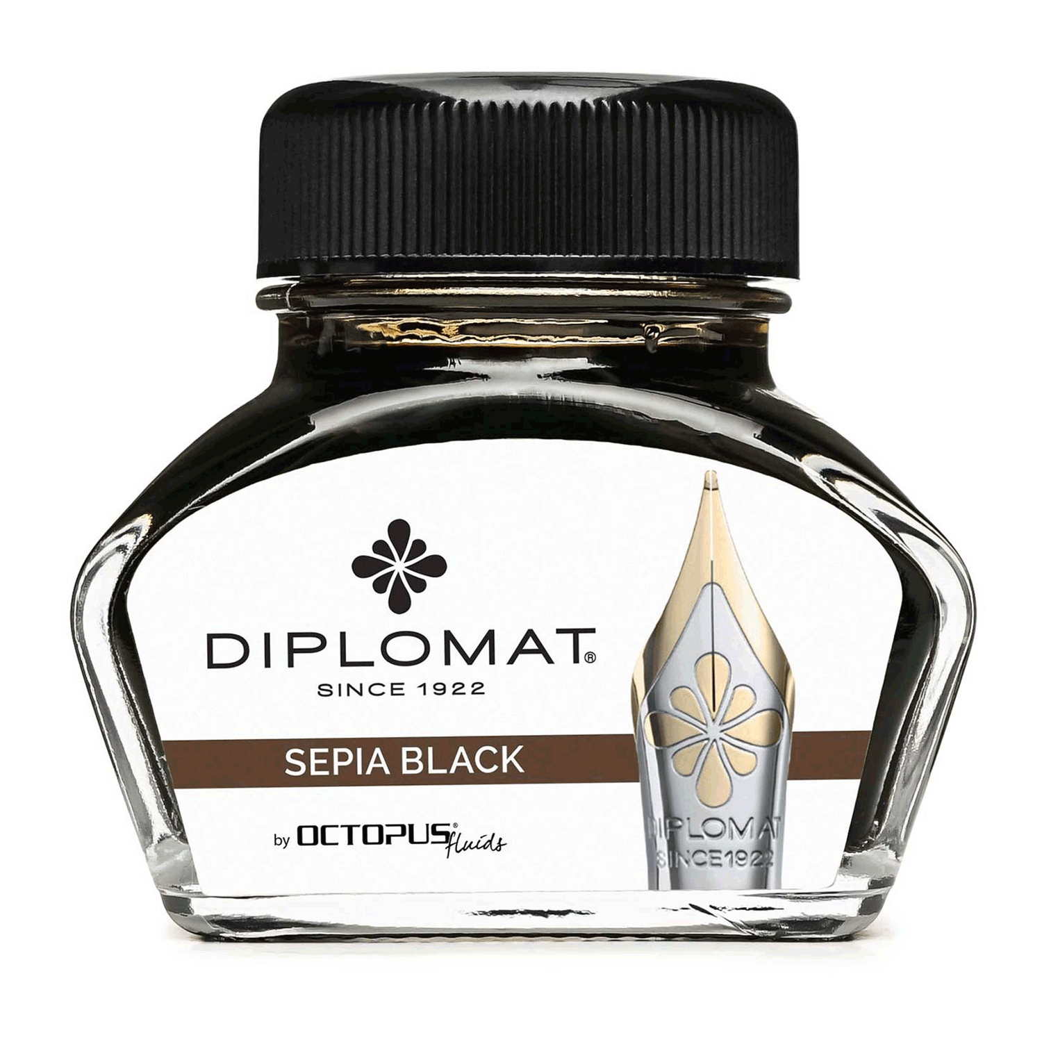Diplomat Ink Sepia Black 30ml
