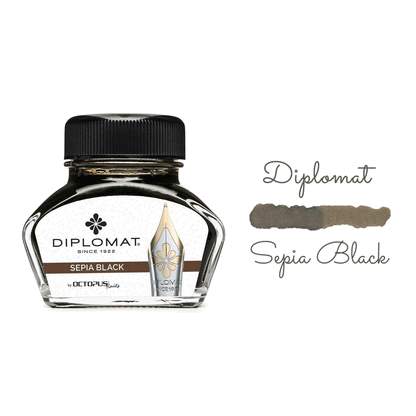 Diplomat Ink Sepia Black 30ml
