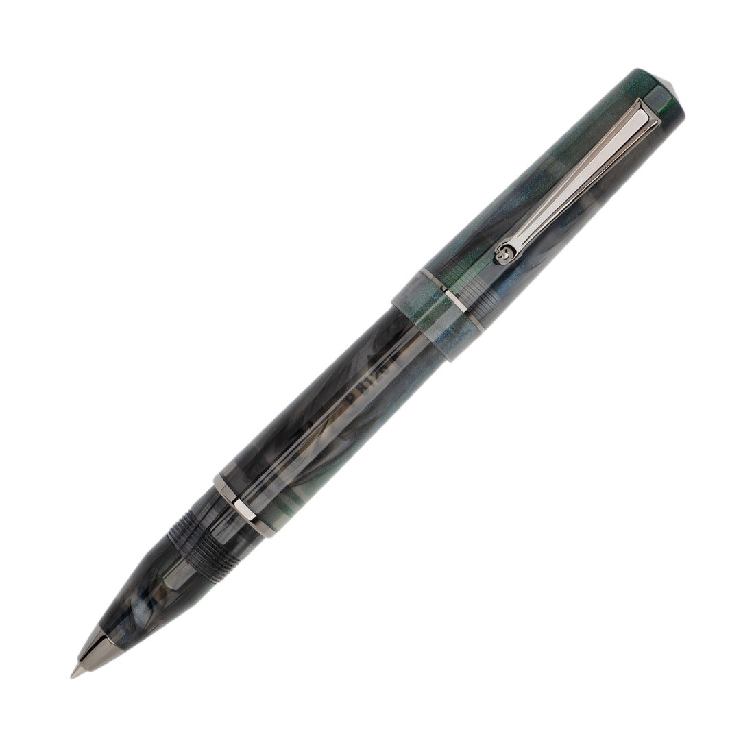 Delta Duna Zephyr(grey) Ruthenyum Trim Rollerball Pen