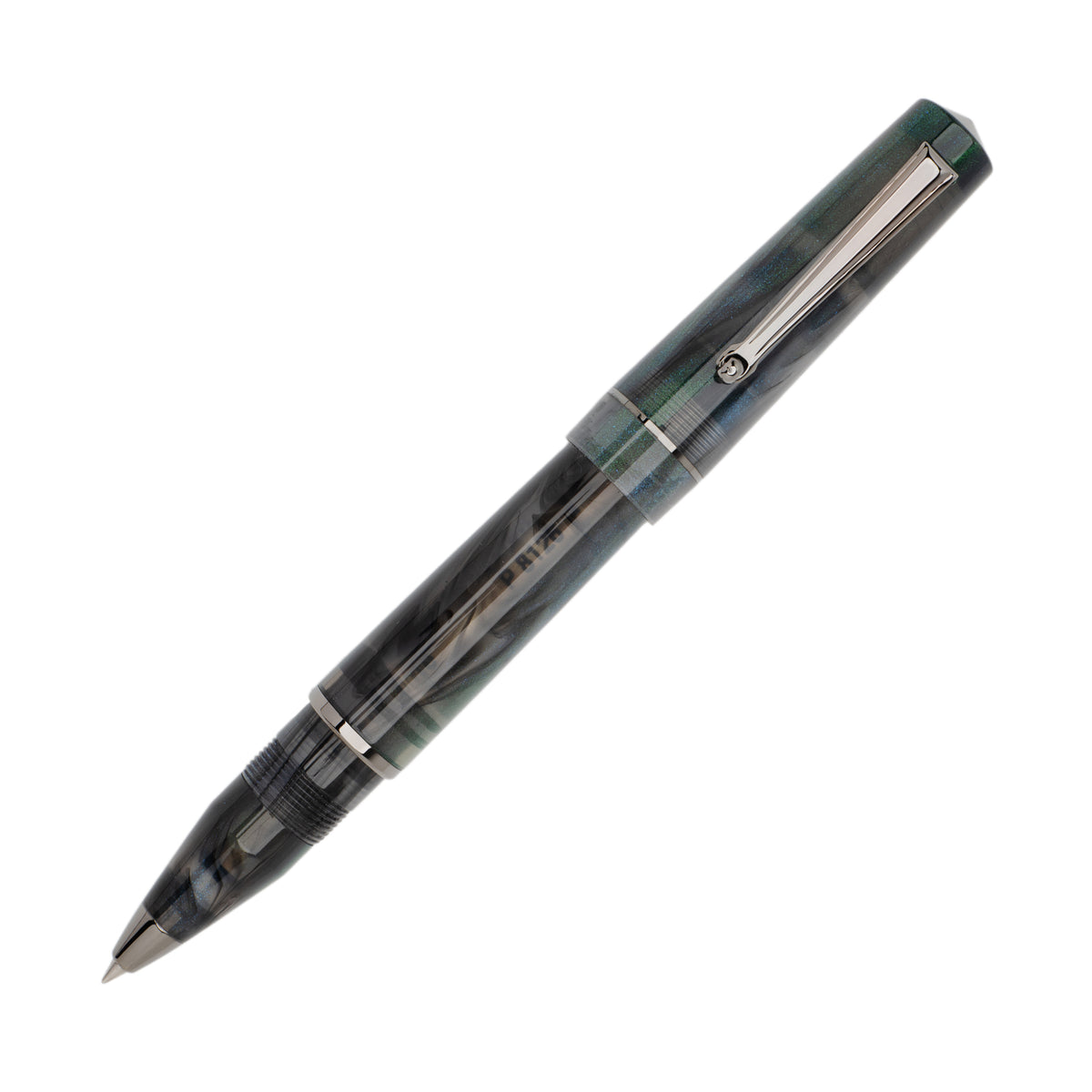 Delta Duna Zephyr(grey) Ruthenium Trim Rollerball Pen