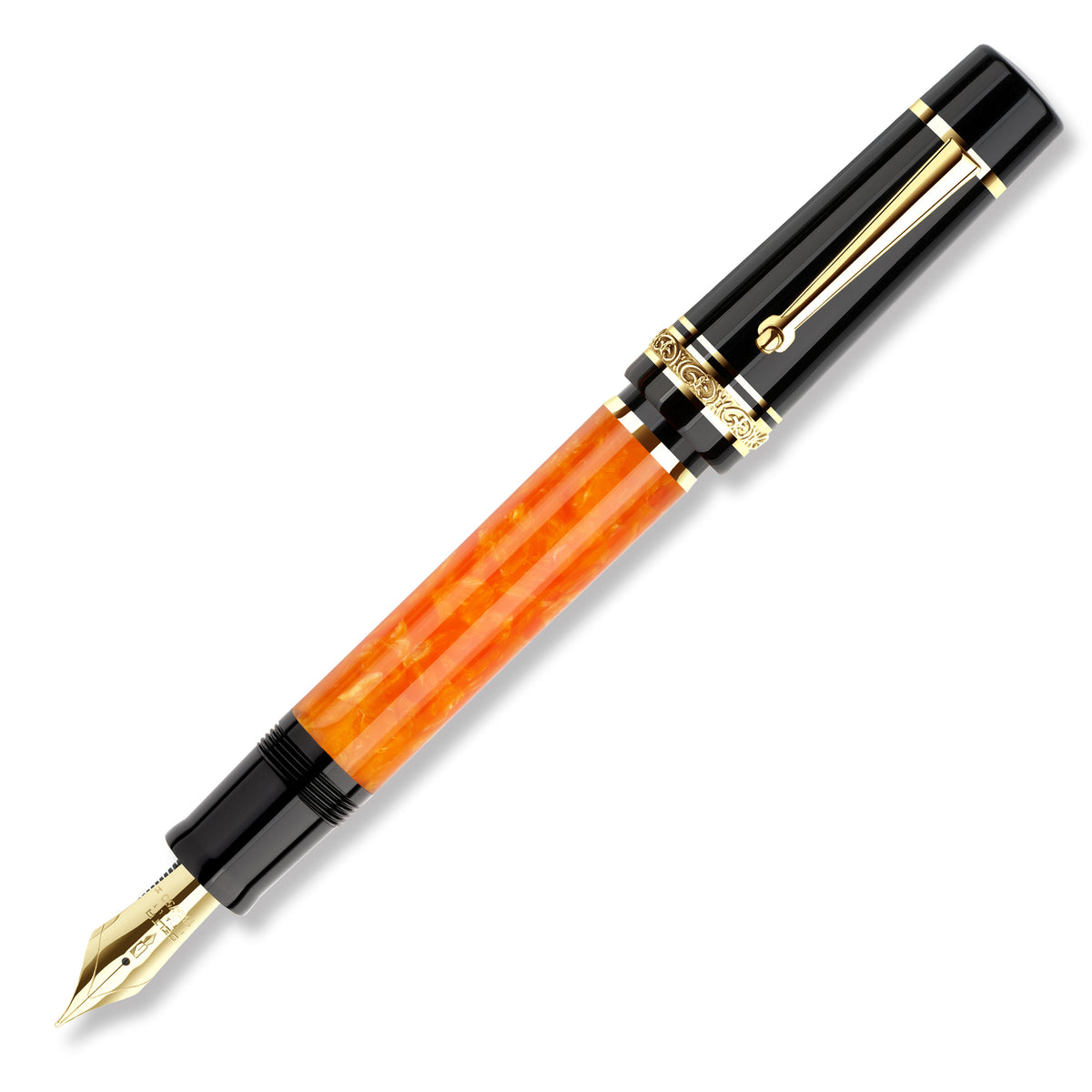 Delta DV Original Oversize Fountain Pen Gold Trim 14KT Nib