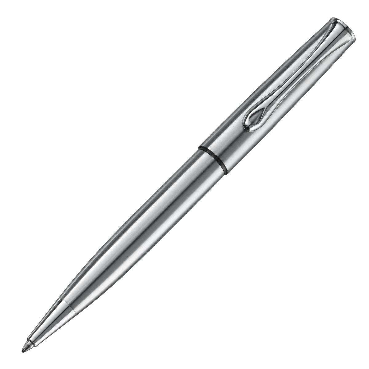 Diplomat Esteem Matte Chrome easyFLOW Ballpoint Pen