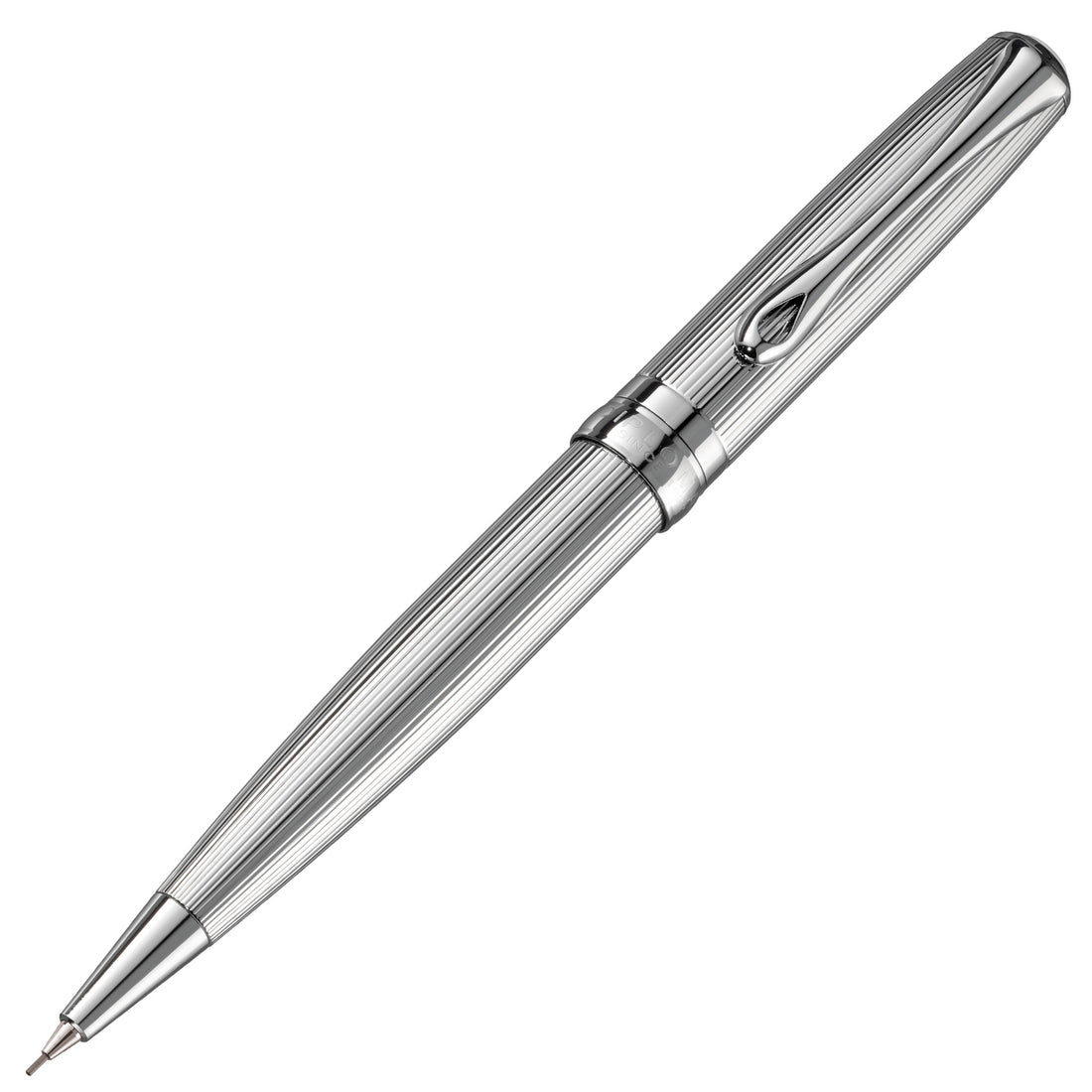 Diplomat Excellence A2 Guilloche Black/Chrome 0.7 mm Mechanical Pencil