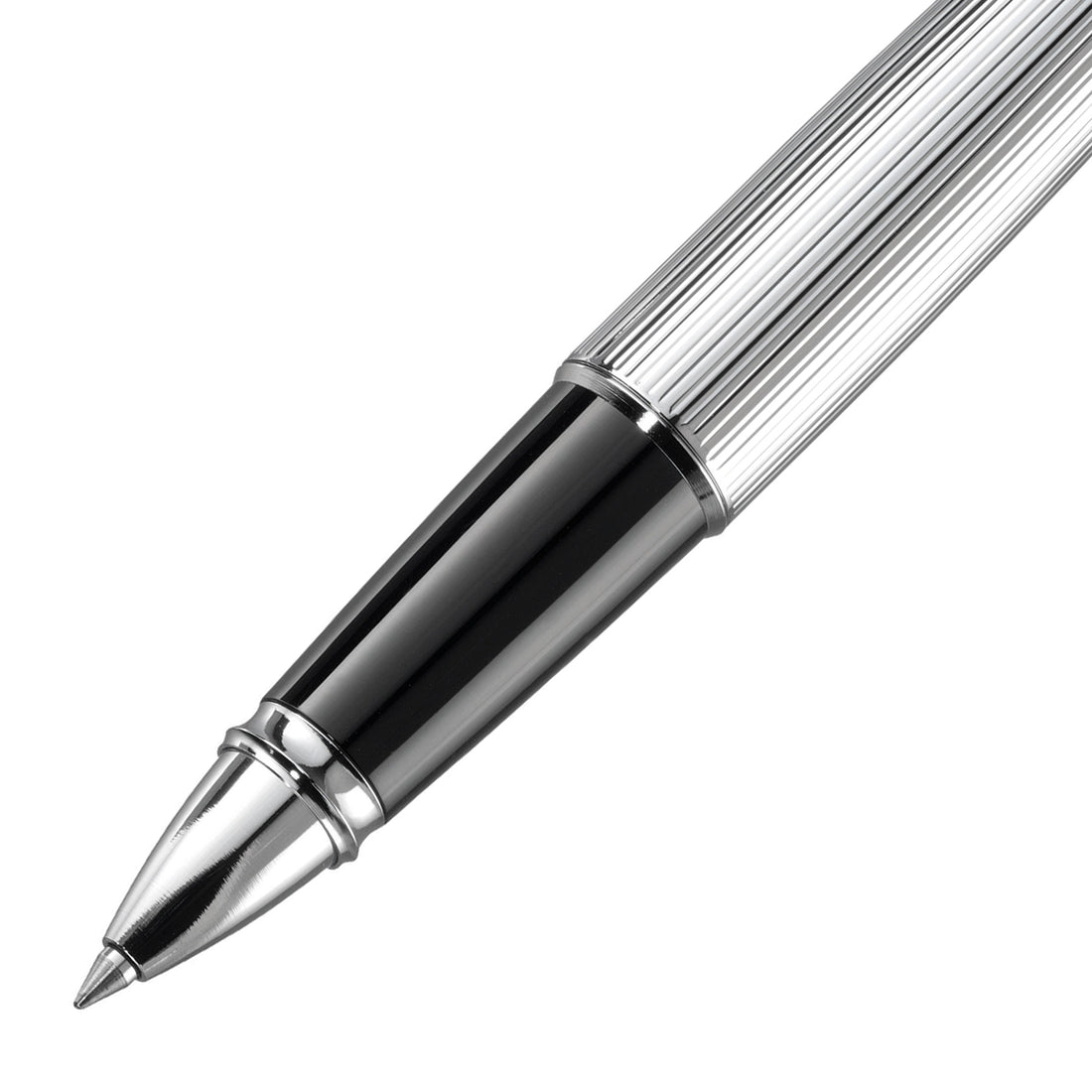 Diplomat Excellence A2 Guilloche Black/Chrome Rollerball Pen