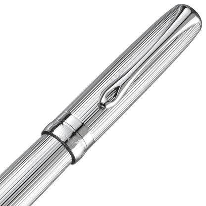 Diplomat Excellence A2 Guilloche Black/Chrome Rollerball Pen