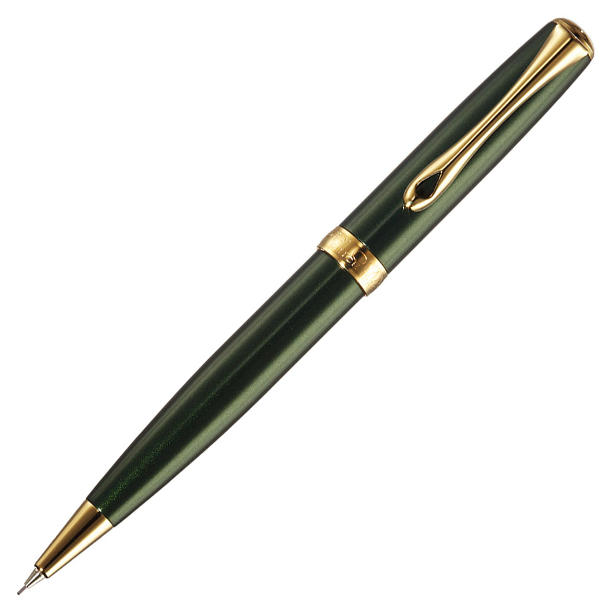 Diplomat Excellence A2 Evergreen with Gold Trim 0.7 mm Mechanical Pencil