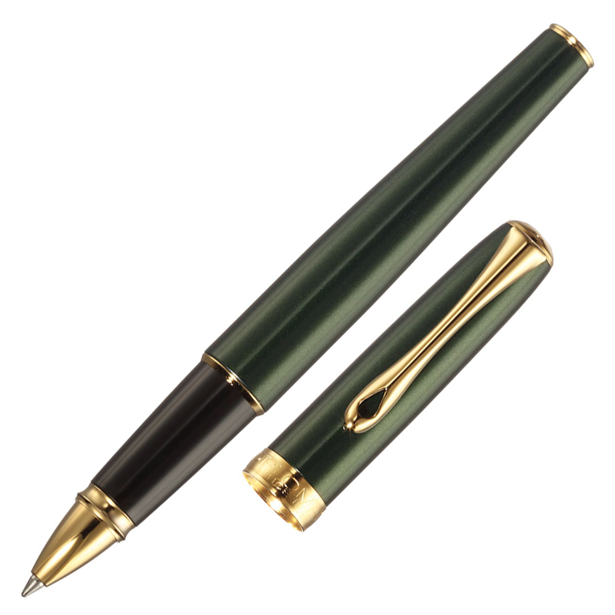 Diplomat Excellence A2 Evergreen with Gold Trim Rollerball Pen