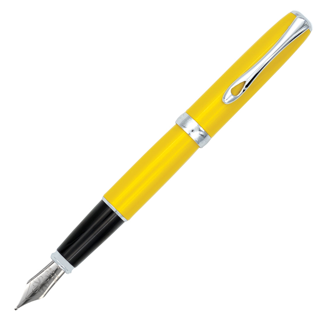 Diplomat Excellence A2 Yellow Chrome Fountain Pen