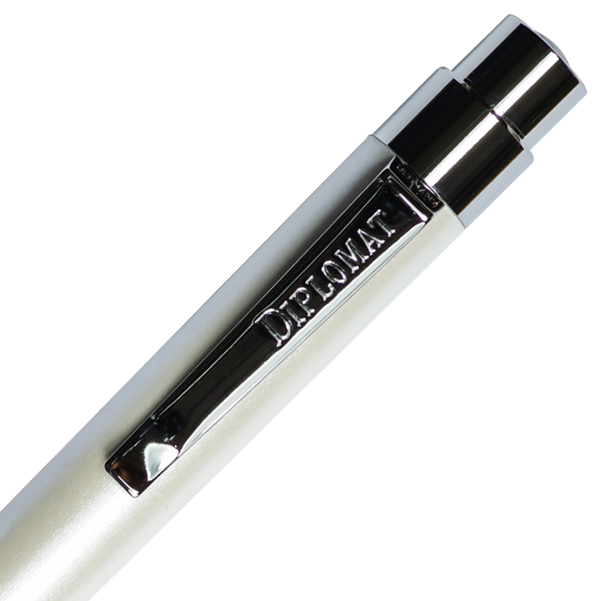 Diplomat Magnum Pearl White Ballpoint Pen