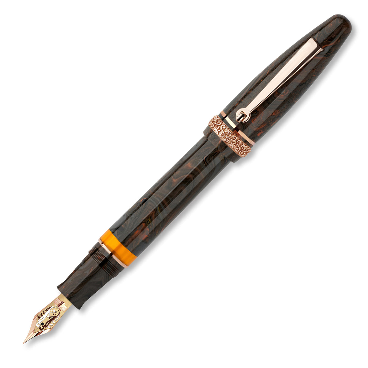 Maiora Ultra Ogiva Golden Age 2.0 Earth/Rosegold Fountain Pen