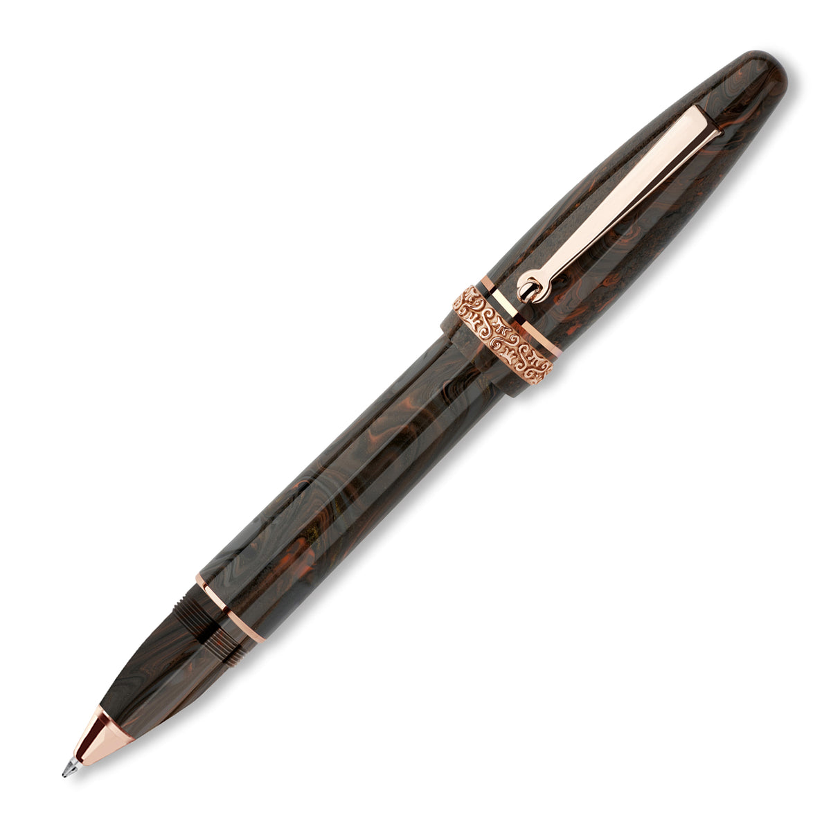 Maiora Ultra Ogiva Golden Age 2.0 Earth/Rosegold Rollerball Pen