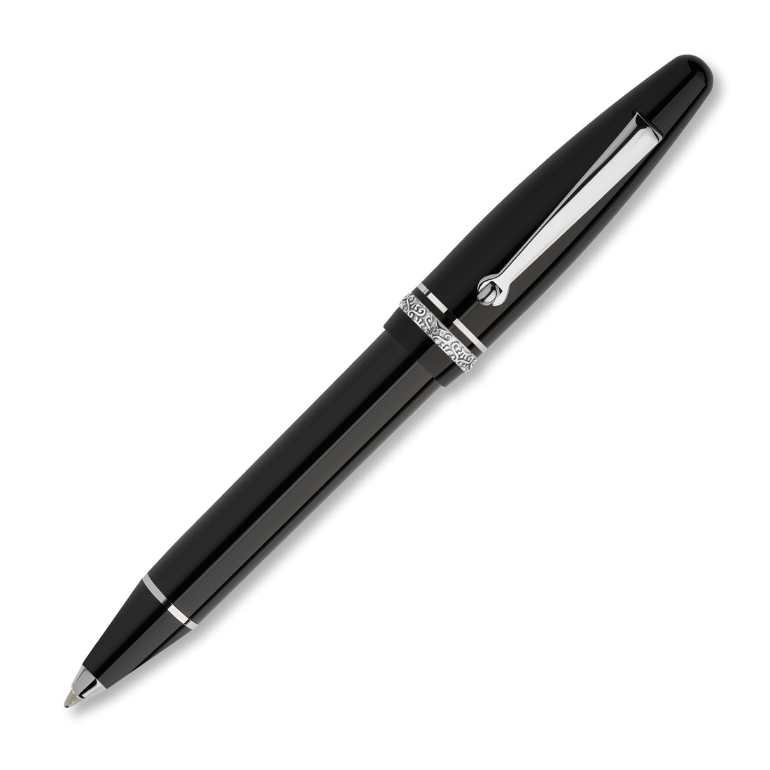 Maiora Ultra Ogiva 2.0 Nera/Palladium Ballpoint Pen