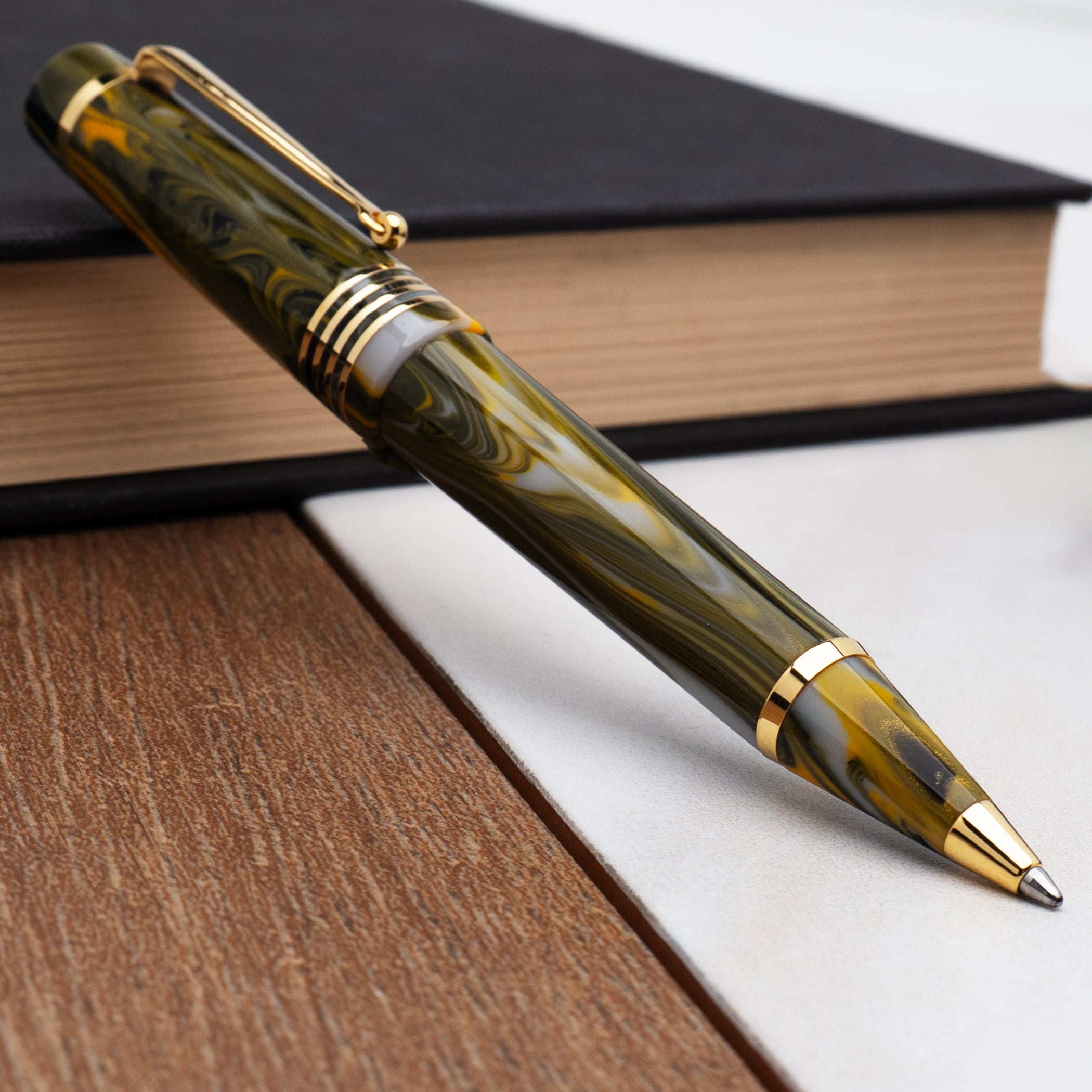 Delta Neo Gallery Marigold Numbered Ballpoint Pen