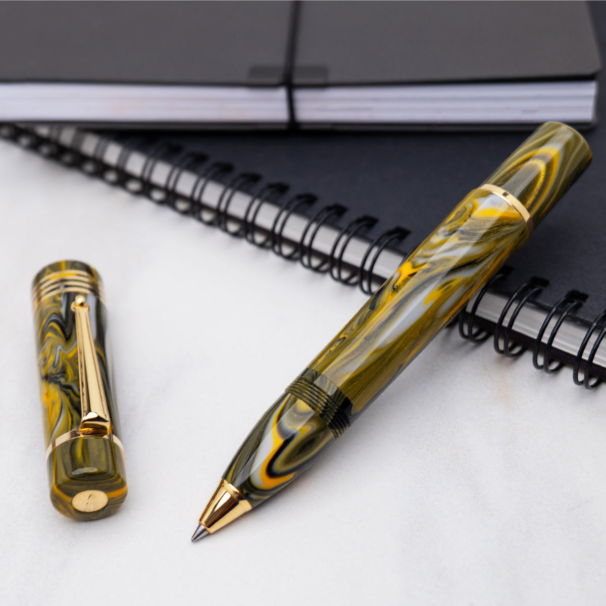 Delta Neo Gallery Marigold Numbered Rollerball Pen