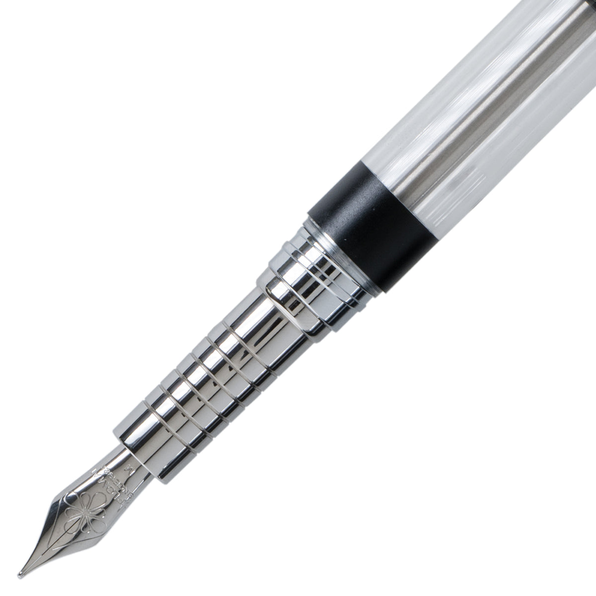 Diplomat Nexus Demo Black Chrome Numbered Edition Fountain Pen