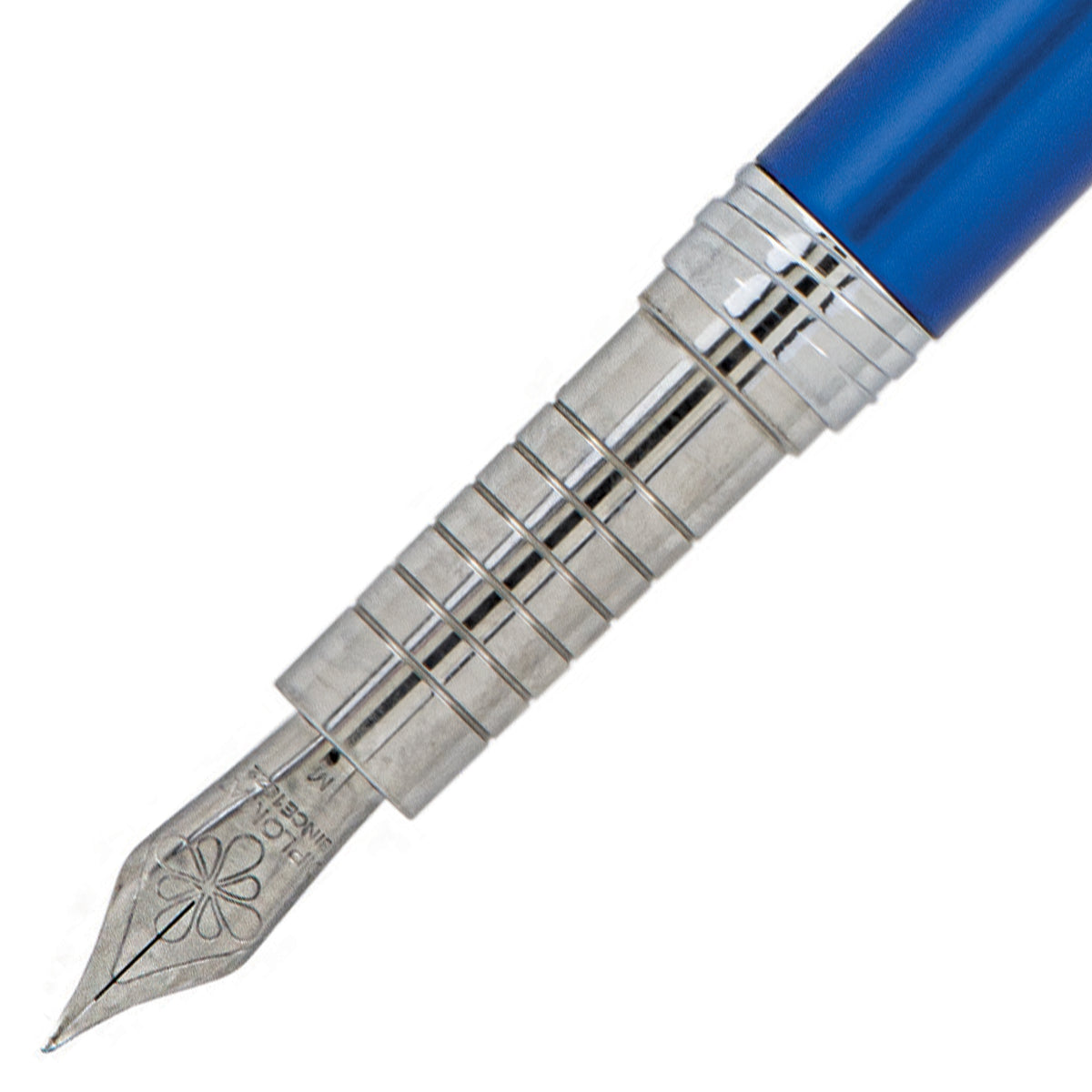 Diplomat Nexus Blue Chrome Fountain Pen