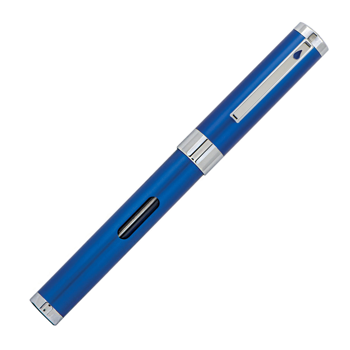 Diplomat Nexus Blue Chrome Fountain Pen