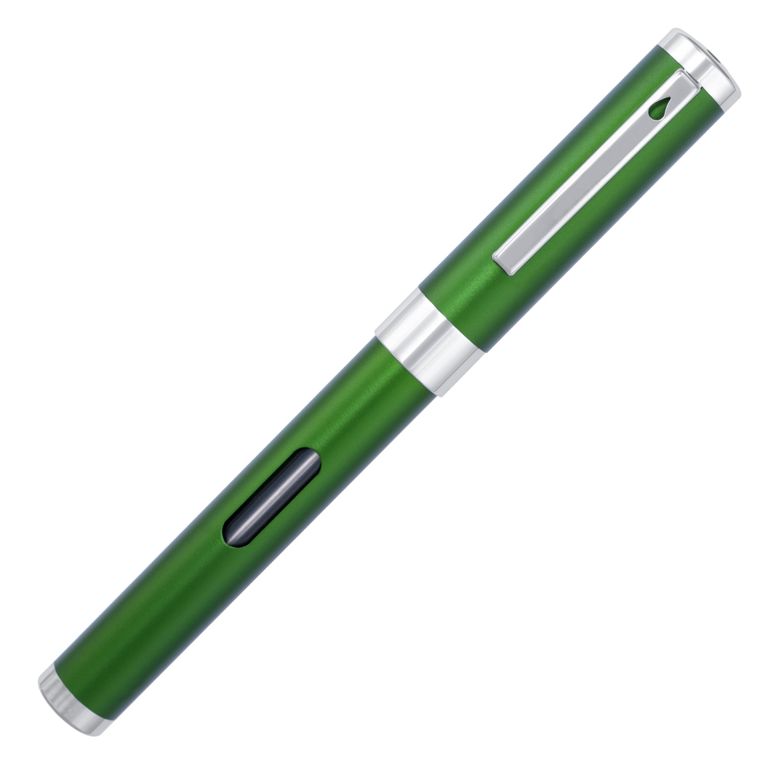 Diplomat Nexus Green Chrome Fountain Pen