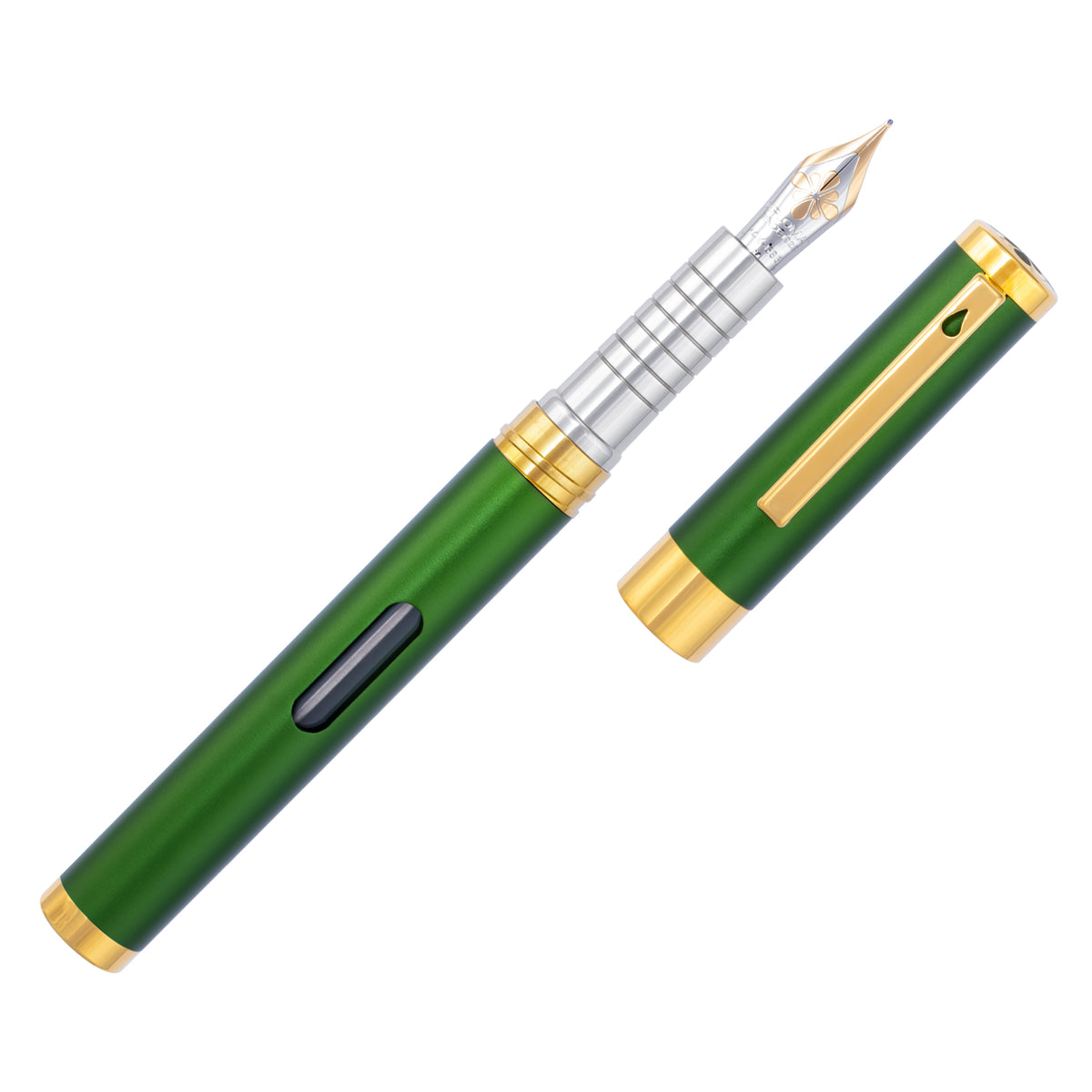 Diplomat Nexus Green Gold Fountain Pen 14kt Nib
