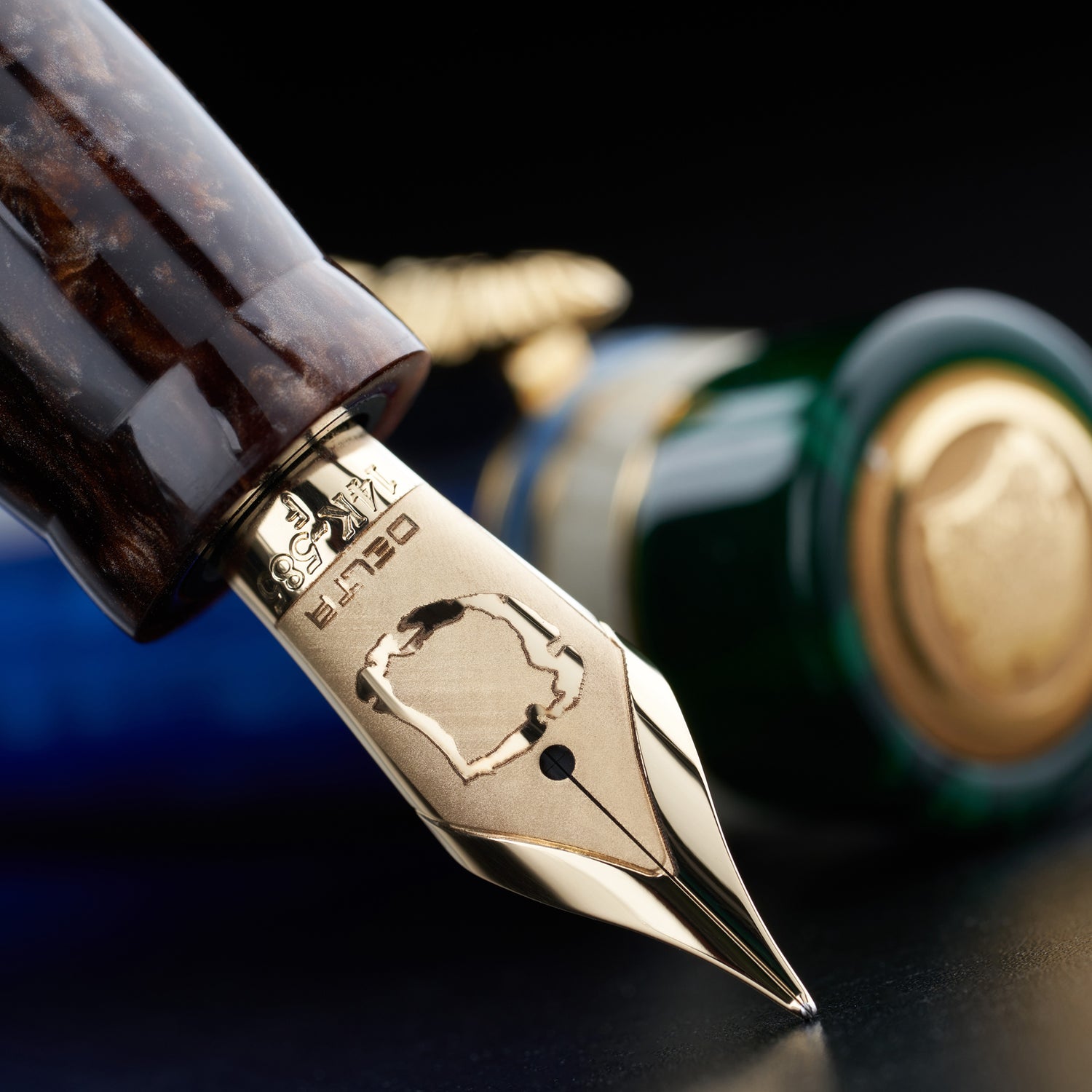 Delta North Sentinel Limited Edition 388 Fountain Pen 14KT Nib