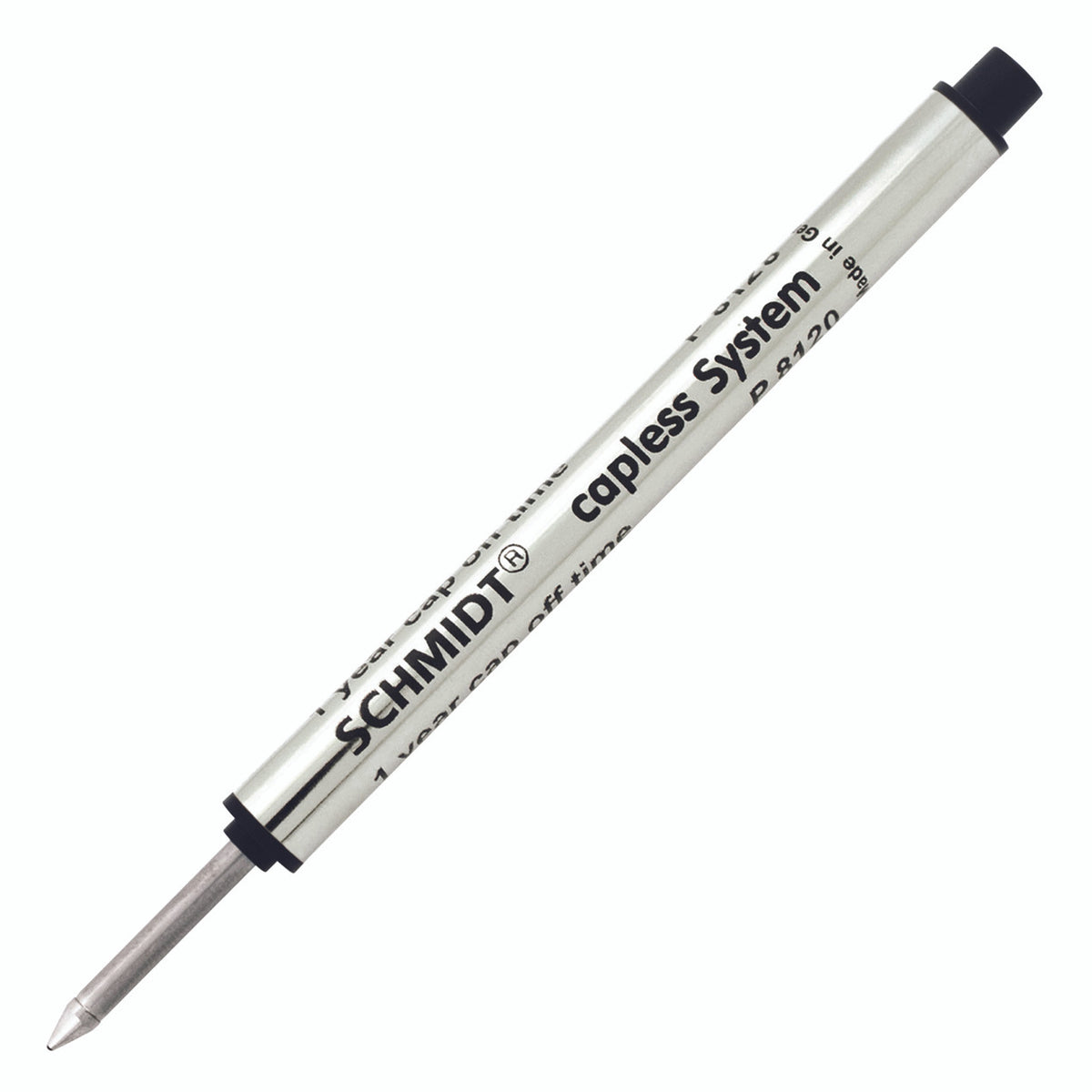 Schmidt® P8120 Short Capless Rollerball Refill Broad Point 1.0mm, 2pk