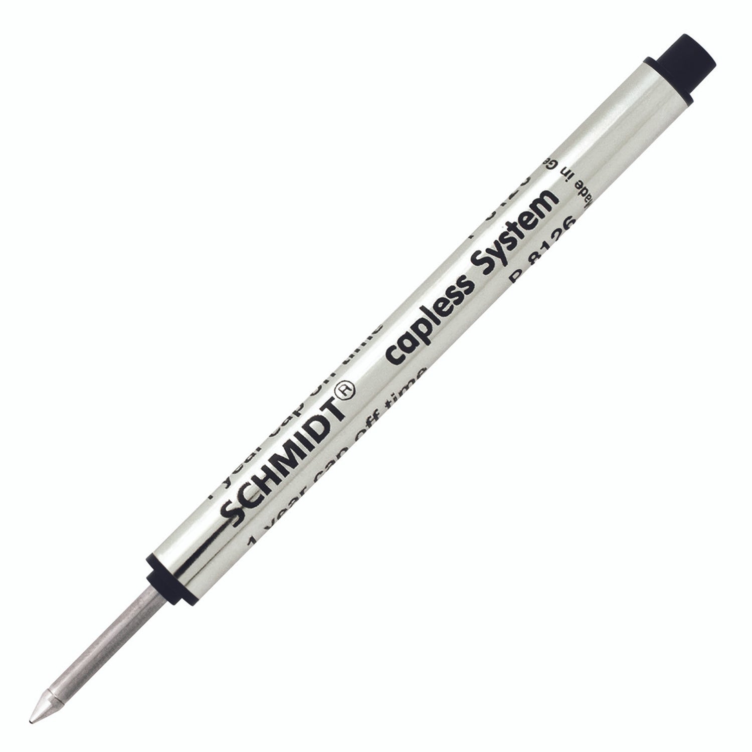 Schmidt® P8126 Short Capless Rollerball Refill Fine Point 0.6mm, 2pk