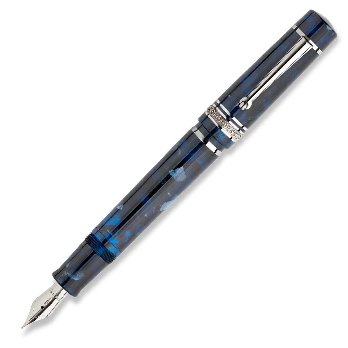 Delta Reservoir 2.0 Numbered Fountain Pen Blue/Grey Special Resin 925
