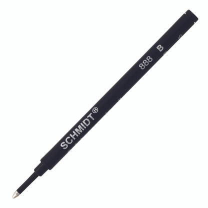 Schmidt® 888 Safety Ceramic Rollerball Refill, Black Broad Point 1.0mm Plastic Tube, 2pk