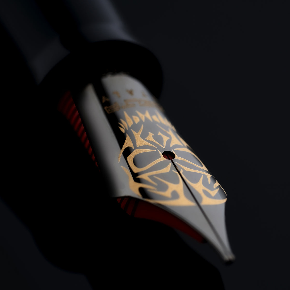Delta Indigenous People Simbu Vermeil Fountain Pen Black Limited Edition(88)