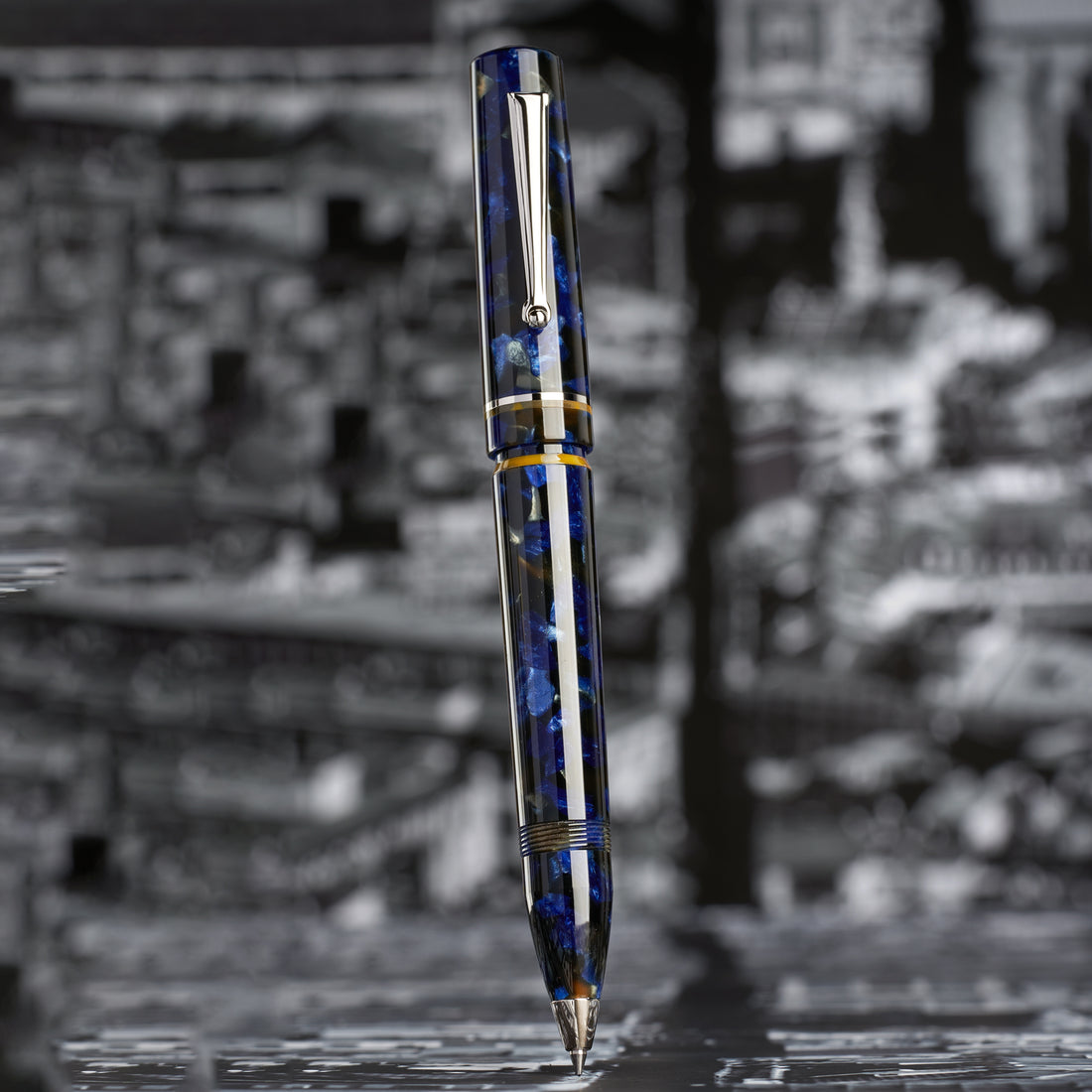 Delta Spaccanapoli Rollerball Pen Filomarino(Blue)