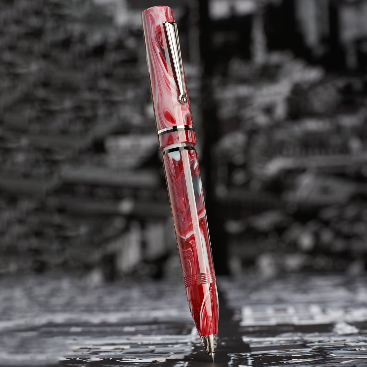 Delta Spaccanapoli Rollerball Pen Ruffo(Pink Swirl)