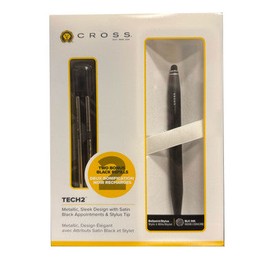 Cross Tech2 Ballpoint Pen and Stylus Black