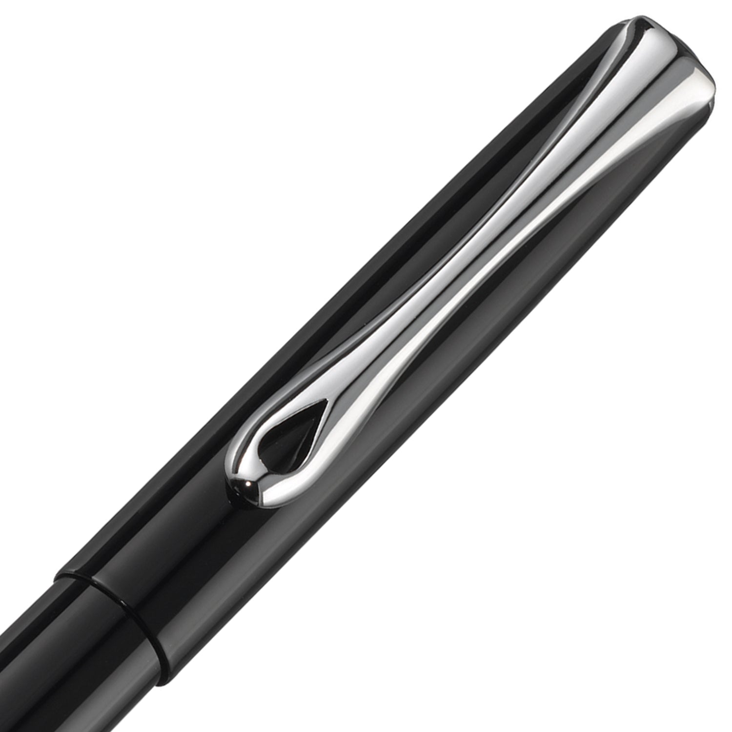 Diplomat Traveller Black Lacquer Fountain Pen