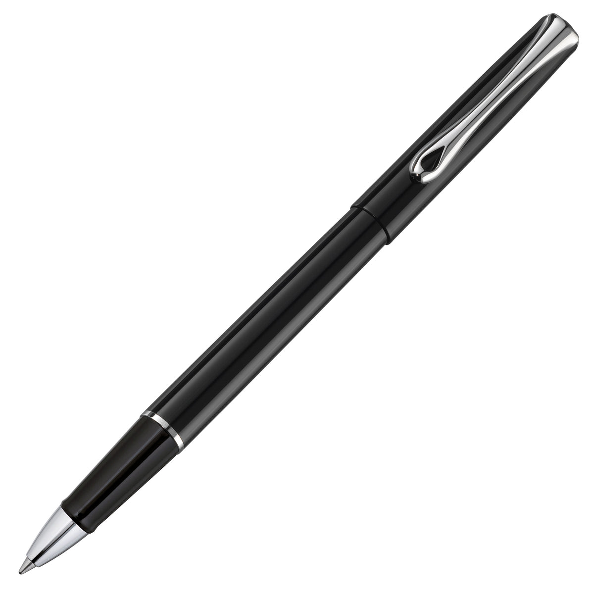 Diplomat Traveller Black Lacquer Rollerball Pen