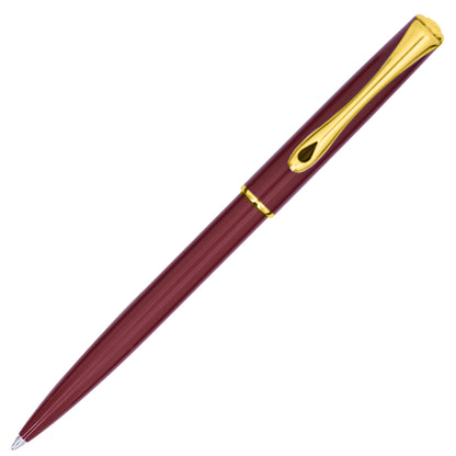 Diplomat Traveller Dark Red Gold easyFLOW Ballpoint Pen