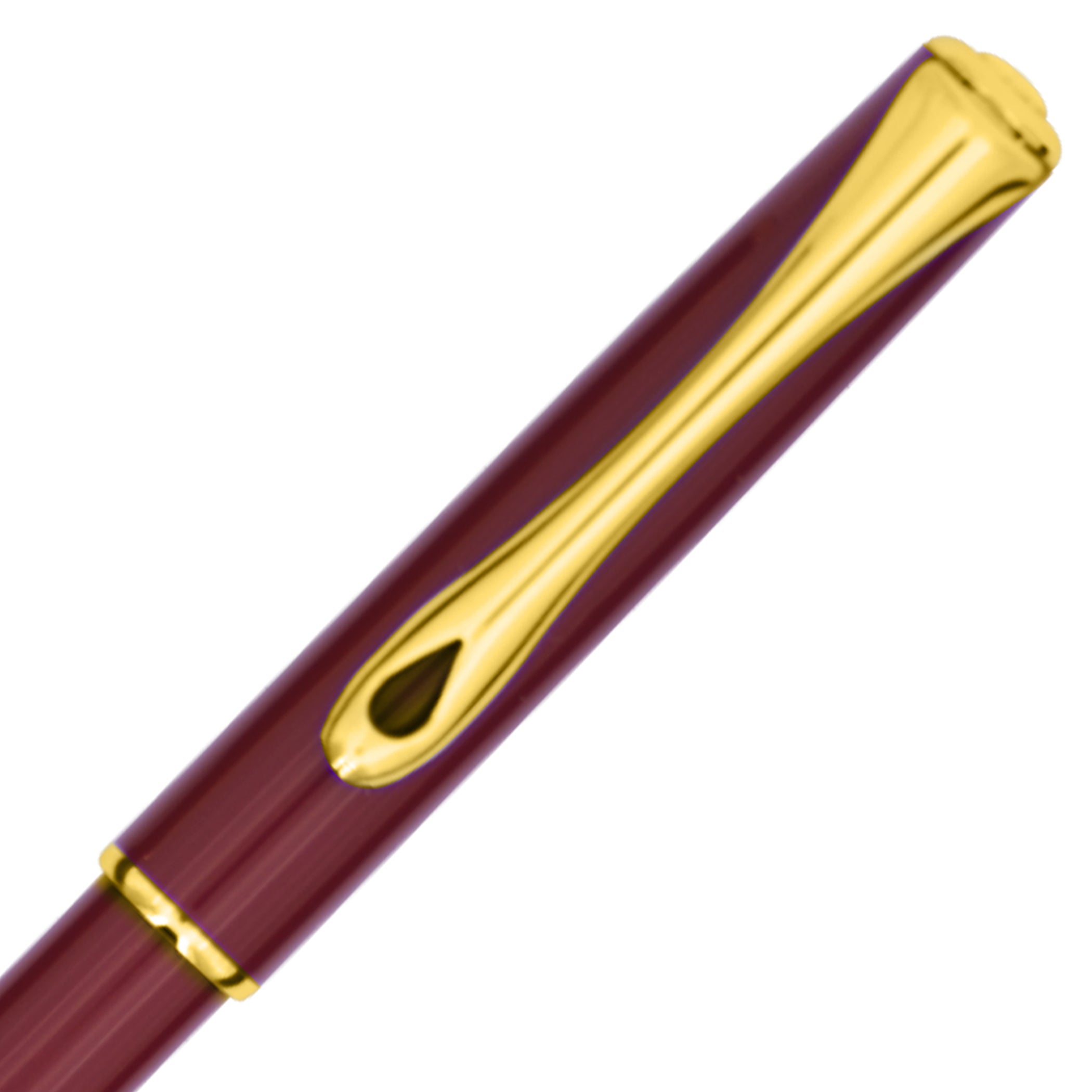 Diplomat Traveller Dark Red Gold easyFLOW Ballpoint Pen