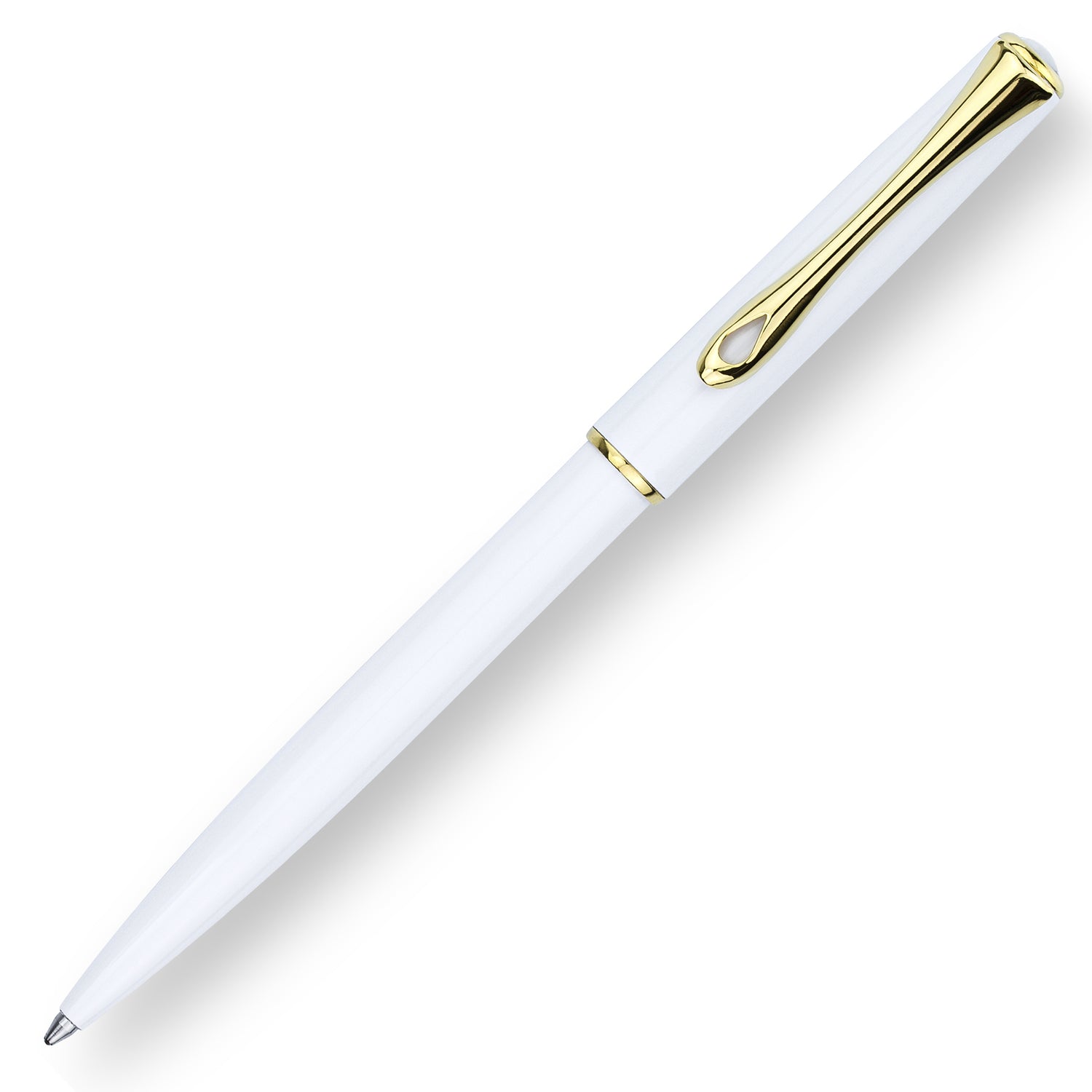 Diplomat Traveller Snowwhite Gold easyFLOW Ballpoint Pen