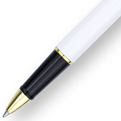 Diplomat Traveller Snowwhite Gold Rollerball Pen