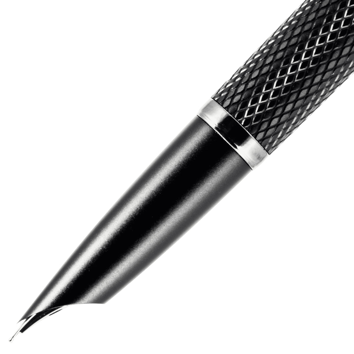 Diplomat Viper Black Fountain Pen Fine/Medium Nib