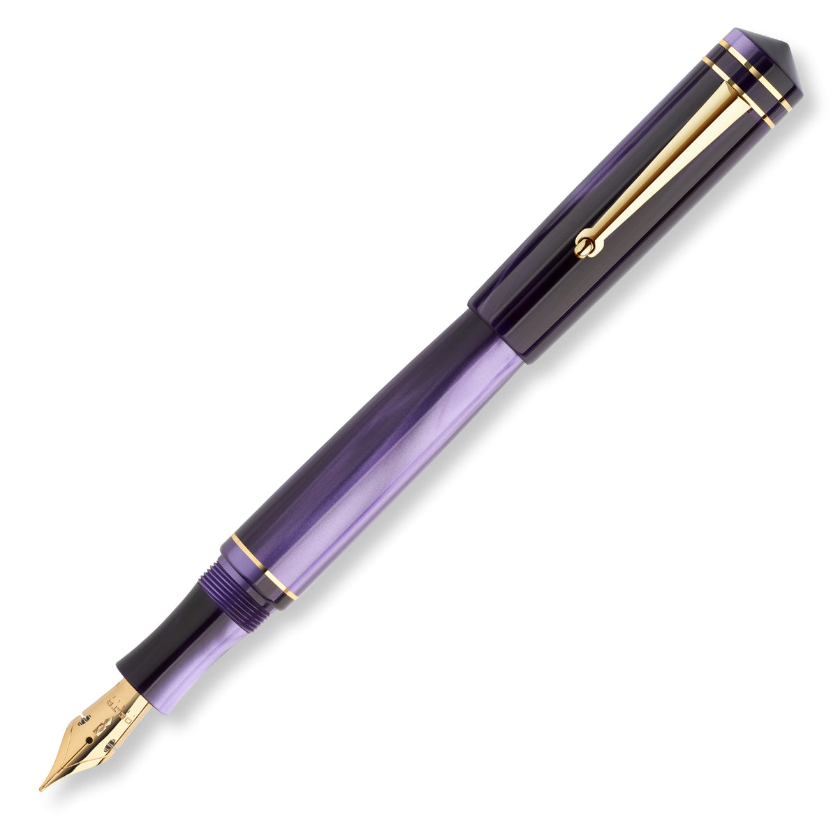 Delta Write Balance Purple Fountain Pen